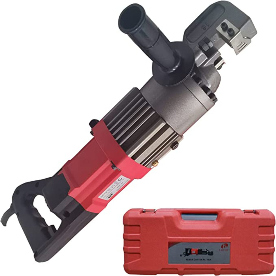 Lotos RC16A Electric Rebar Cutter 1000W Portable Hydraulic Electric Rebar Cut 5/8" 16mm #5 Rebar within 2 Seconds, 110V